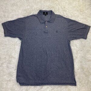 Vintage Twin Hill Golf Company Shirt Mens Short Sleeve Polo M Gray Made In USA